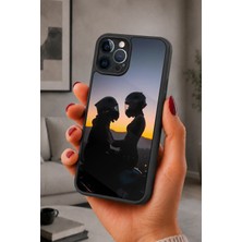 BG AKSESUAR iPhone 12 Pro Max Uyumlu Motorcu Desenli Kamera Korumalı Darbelere Dayanıklı Kılıf