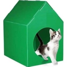 Die Grup Temel Özel Üretim Plastik Kedi Köpek Evi Yeşil Platik Sokak Hayvanları Için Kedi Evi Katlanır