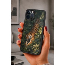 BG AKSESUAR iPhone 12 Pro Max Uyumlu Tropikalorman Desenli Kamera Korumalı Darbelere Dayanıklı Kılıf