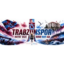 Btg 3D Design Taraftar Kupa Baskısı Trabzonspor Btg-K-Tra-01