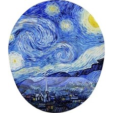 Die Grup Van Gogh Starry Night Bilek Destekli Mouse Pad