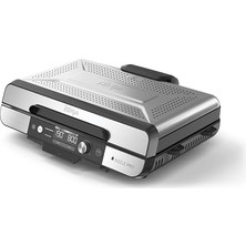 Die Grup Ninja Sizzle Pro Xl Indoor Grill, Izgara Makinesi GX101EU | Seramik Yapışmaz Kaplama, Çıkarılabilir Kapak, Yağ Toplama Tepsisi, Yemek Kitabı, GX101EU