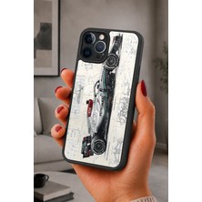 BG AKSESUAR iPhone 12 Pro Max Uyumlu Mercedes Desenli Kamera Korumalı Darbelere Dayanıklı Kılıf