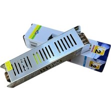 Die Grup K2 150W 12V LED Trafo Adaptör | 12,5A Güç Kaynağı | Şerit Led, Güvenlik Kamerası ve Cctv Uyumlu | 19X4,5X3,5 cm | 220V Giriş
