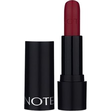 Die Grup Note Cosmetics Deep Impact Lipstick 14 Warm Cherry Kremsi Dokulu Yarı Parlak Ruj, Kırmızı