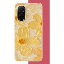 Aksesuarist Redmi A5 Uyumlu Tuvaldeki Sarı Çiçek Baskılı Silikon Kılıf