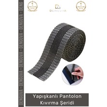 Yeni Polyesterden Bant Dayanıklı Esnek Sıcakta Eriyen Kendinden Yapışkanlı Pantolon Kıvırma Şeridi