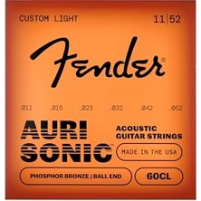 Die Grup 60CL Phosphor Bronze Custom Light Takım Tel Akustik Gitar Teli 011-052