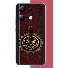 Aksesuarist Redmi Note 13 4g Uyumlu Besmele Baskılı Silikon Kılıf