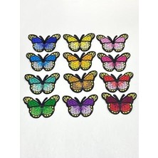 Die Grup Kelebek Arma/ütü Ile Yapışan Arma / 7x4 cm /B10/, Saks