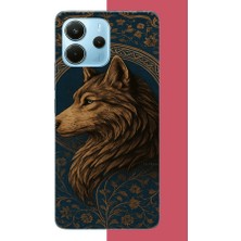 Aksesuarist Redmi Note 14 4g Uyumlu Kurt Baskılı Silikon Kılıf