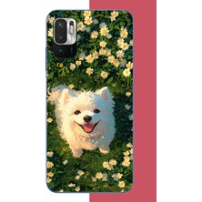 Aksesuarist Redmi Note 10 5g Uyumlu Kaniş Köpek Baskılı Silikon Kılıf