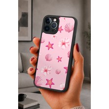 BG AKSESUAR iPhone 12 Pro Max Uyumlu Denizyıldızı Desenli Kamera Korumalı Darbelere Dayanıklı Kılıf