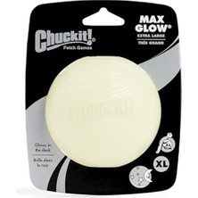 Die Grup Chuckit! Max Glow Gece Parlayan Oyun Topu (Xl) - Fosforlu, Işıkta Parlayan, Dayanıklı, Köpekler Için Gece Oyun Topu