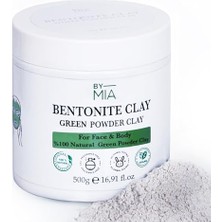 Die Grup Yüz ve Vücut Bentonit KILI%100 Natural Doğal Yeşil Toz Kil 500 gr