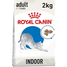 Die Grup Royal Canin-Indoor 27 Kuru Kedi Sı 2 kg | Orta Kaloriler, Dışkı Kokusunu Azaltmaya Yardımcı Olurken Iç Mekan Kedilerini Destekler