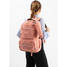 Baginn Ventis Unisex Set Okul Çantası Kalemlikli 2'li Lise Ortaokul Sırt Çantası 43*30 cm Çok Cepli Vnt7-G