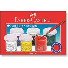 Die Grup Faber-Castell Guaj Boya 6 Renk - 5170160400