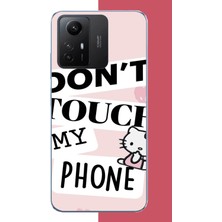 Aksesuarist Redmi Note 12S Uyumlu Telefonuma Dokunma.jpeg Baskılı Silikon Kılıf