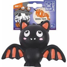 Die Grup Halloween Black Bat Köpek Oyuncağı