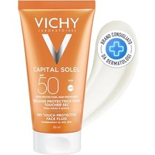 Die Grup Vichy Capital Soleil Dry Touch Yüksek Korumalı Yüz Emülsiyonu