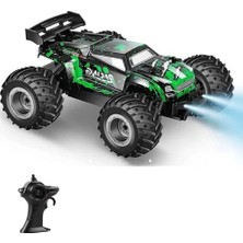 Die Grup Giffy/oyuncak 2.4 Ghz Uzaktan Kumandalı Şarjlı LED Işıklı Drift Atan 15 Km Hız Yapan Off Road Araba 45 Dk Sürüş Süresi 1200 Mah Batarya (Yeşil)