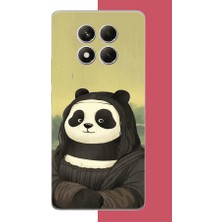 Aksesuarist Redmi Note 14 Pro Plus Uyumlu Kawaii Monapanda Baskılı Silikon Kılıf