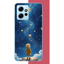 Aksesuarist Redmi Note 12 4g Uyumlu Küçük Prens2 Baskılı Silikon Kılıf