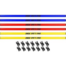 Die Grup Usr 25706 6 Lı Slalom Çubuk ve Kelepçe Seti 70 Cm.