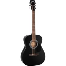 Die Grup Cort Ince Kasa Elektro Akustik Gitar AF510E-BKS (Mat Siyah)