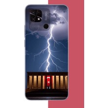 Aksesuarist Redmi 10C - Poco C40 Uyumlu Anıtkabir Baskılı Silikon Kılıf