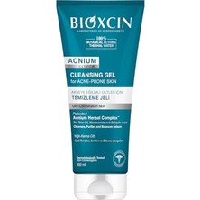 Die Grup Bioxcin Acnium Sebum Dengeleyici Yüz Yıkama Jeli – Niasinamidli, Termal Sulu, Bitkisel Kompleksli, Akneye Eğilimli ve Yağlı Ciltler Için, 200 ml
