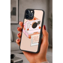 BG AKSESUAR iPhone 12 Pro Max Uyumlu Analog Desenli Kamera Korumalı Darbelere Dayanıklı Kılıf