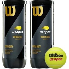 Die Grup Wilson 2 Kutu Us Open Tenis Topu Vakum Ambalajda WRT106200