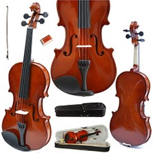 Die Grup 4/4 Yetişkin Kemanı Parlak Keman Set