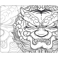 Die Grup Porge Lingyun Series Esport Mouse Pad 48X40, 50X50 Mouse Pad (Speed (Premium Smooth), Lingyun White, 480X400X3 Mm)