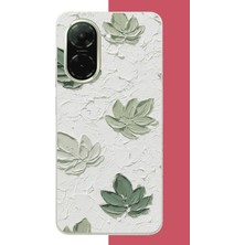 Aksesuarist Redmi A5 Uyumlu Tuvaldeki Yaprak Baskılı Silikon Kılıf