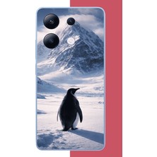 Aksesuarist Redmi Note 13 4g Uyumlu Nihilist Penguen2 Baskılı Silikon Kılıf