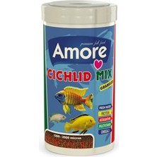 Die Grup Cichlid Mix Granules 1000ML Karışık Malawi Ciklet Balık Yemi