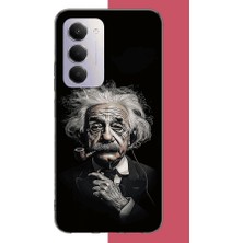 Aksesuarist Redmi 15 4g Uyumlu Einstein Baskılı Silikon Kılıf