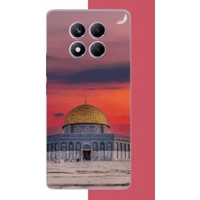 Aksesuarist Redmi Note 14 Pro Plus Uyumlu Kudüs4 Baskılı Silikon Kılıf