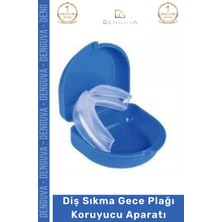 #dişlik Bruksizm Gece Plağı Şeffaf Koruma Silikonu Çene Sıkma Engelleme Dişlik Uyku Aparatı Gıcırdtma - 1 Adet