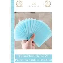 Özel Seri Ahşap Zemin Parçalanabilir Güçlü Formül Dükkan Fayans Temizleme Parlatma Tableti