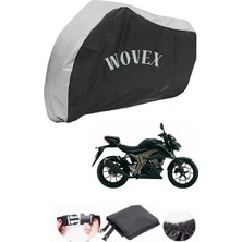 Die Grup Motosiklet Brandası Su Geçirmez Uv Korumalı Motosiklet Brandası,gri-Siyah Kombinasyonlu Branda,örtü,seçenekli,beden (L)