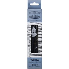 Die Grup Willow Charcoal Sticks, Medium, 12/pkg.