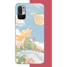 Aksesuarist Redmi Note 10 5g Uyumlu Küçük Prens1 Baskılı Silikon Kılıf