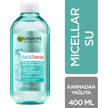 Die Grup Garnier Skin Naturals Saf & Temiz Micellar Kusursuz Makyaj Temizleme Suyu (400 Ml)
