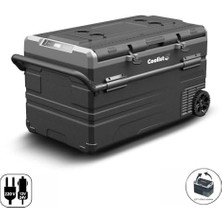Die Grup Coolist CLK120W 12/24V 220VOLT 114 Litre Tek Bölmeli Tekerlekli Outdoor Kompresörlü Oto Buzdolabı/dondurucu