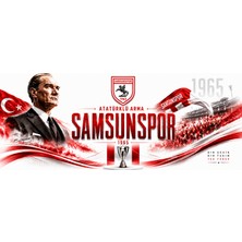 Btg 3D Design Taraftar Kupa Baskısı Samsunspor Btg-K-Sam-02