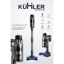 Die Grup Kraftmax Lux KH-V900 Akıllı Sensörlü Dikey Kablosuz Şarjlı Süpürge Mini Motorlu Antialerjik Hepa Filtreli Fırça Dahil
